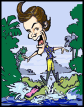 Ace Ventura Animated - Click For Action Version