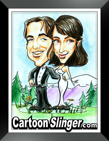 http://www.cartoonslinger.com/mountain wedding gift