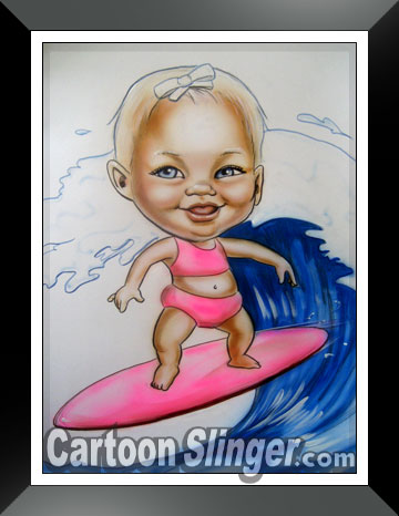 party gift caricature