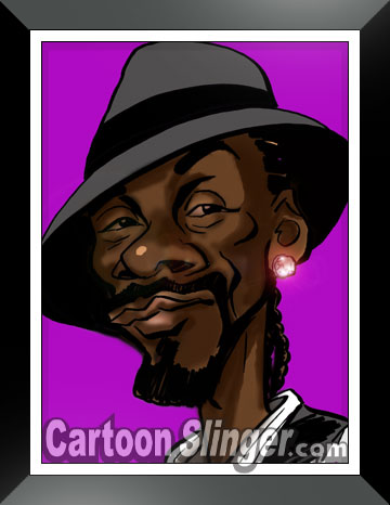 Snoop doggy dogg caricature